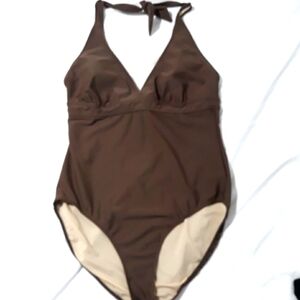 Athleta One Piece Swimsuit Brown Size 5T